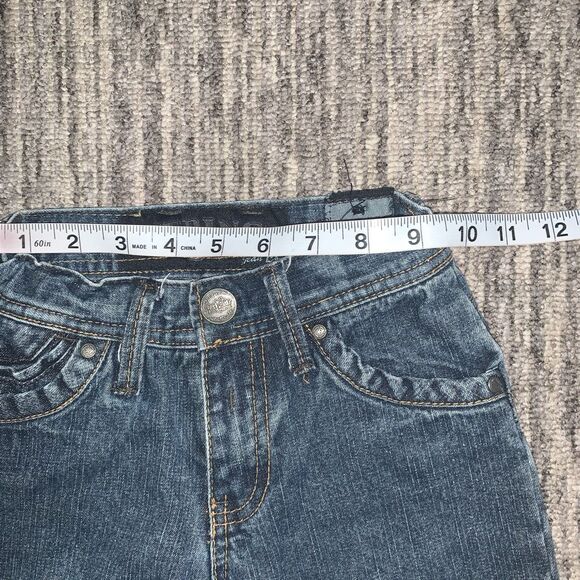 Vintage Infringe Raider Jeans CO Toddler Boys 4T‎ Dark Wash Embroidered Jeans - Picture 6 of 8